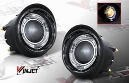 Nissan Altima WinJet Halo Projector Fog Light - Smoke - WJ30-0092-11