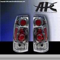 APC 3D Retro Chrome Taillights - 404710TLR