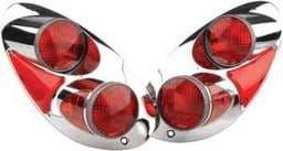 APC 3D Retro Chrome Taillights - 404764TLR