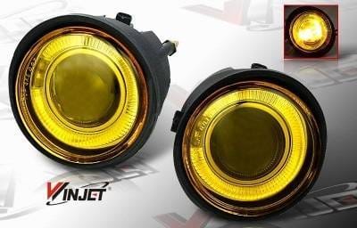 Nissan Altima WinJet Halo Projector Fog Light - Yellow - WJ30-0092-12