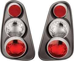 APC Retro 3D Titanium Taillights Housing - 404818TLT