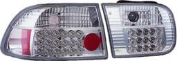 Honda Civic 2DR & 4DR APC LED Taillights with Clear Lens - 406252TL