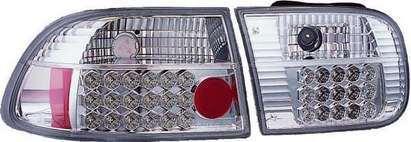 Honda Civic 2DR & 4DR APC LED Taillights with Clear Lens - 406252TL