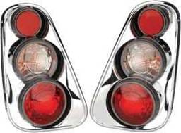 APC 3D Retro Chrome Taillights - 404818TLR