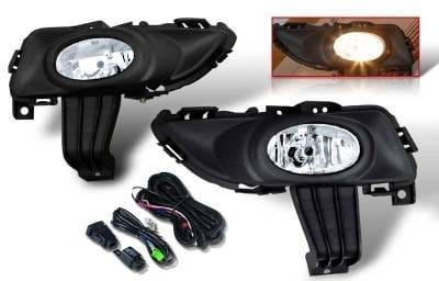 Mazda 3 WinJet OEM Fog Light - Clear - Wiring Kit Included - WJ30-0101-09