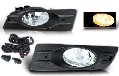 Honda Accord 2DR WinJet OEM Fog Light - Clear - Wiring Kit Included - WJ30-0098-09
