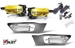 Honda CRV WinJet OEM Fog Light - Yellow - Wiring Kit Included - WJ30-0105-12