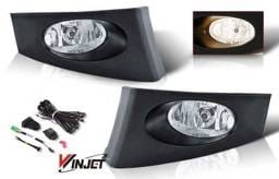 Honda Fit WinJet OEM Fog Light - Clear - Wiring Kit Included - WJ30-0106-09