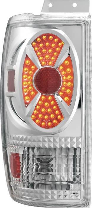 Ford Expedition APC Diamond Cut Taillights with Chrome Housing - 407511TLC