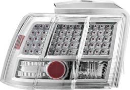Ford Mustang APC Diamond Cut Taillights with Chrome Housing - 407514TLC