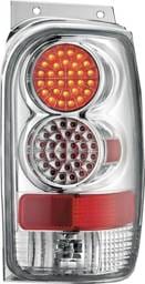 Mercury Mountaineer APC Diamond Cut Taillights with Chrome Housing - 407515TLC