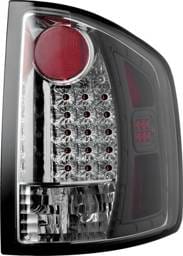Isuzu Hombre APC Diamond Cut Taillights with Black Housing - 407509TLB