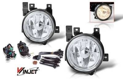 Honda Element WinJet OEM Fog Light - Clear - Wiring Kit Included - WJ30-0139-09