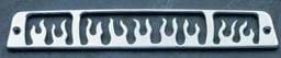 All Sales Third Brake Light Cover - Flame Design - Polished - 44015P