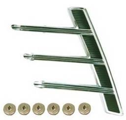 Ford Mustang CPC Quarter Panel Ornaments - BOD-066-093