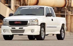 GMC Sierra Xenon Front Bumper Cover with Aluminum Mesh & Openings for Stock Driving Lights - 11041