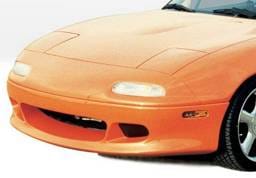 Mazda Miata Wings West W-Type Front Air Dam - Fiberglass - 490009