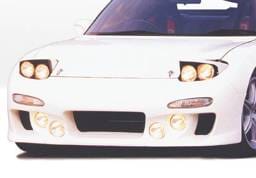 Mazda RX-7 VIS Racing Knightsport Front Bumper Cover - Fiberglass - 490094