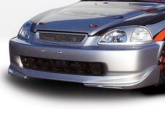 Honda Civic Wings West W-Type Front Air Dam - 890500