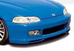 Honda Civic 2DR & Hatchback VIS Racing Racing Series Front Lip - Polyurethane - 890854