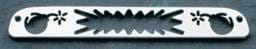 All Sales Third Brake Light Cover - Blast Design - Polished - 54008P