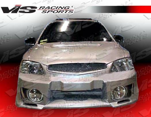 Hyundai Accent 4DR VIS Racing EVO-5 Front Bumper - 00HYACC4DEVO5-001