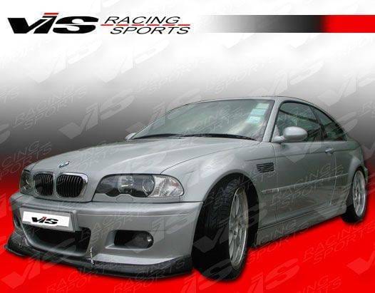 BMW 3 Series 2DR VIS Racing V-Spec Carbon Fiber Lip - 01BME46M32DVSC-011C