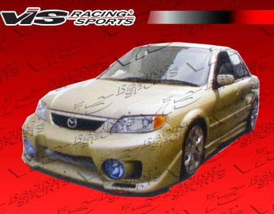 Mazda Protege VIS Racing EVO-5 Front Bumper - 01MZ3234DEVO5-001