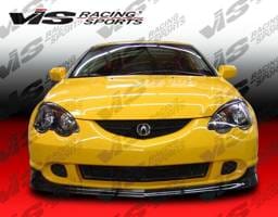 Acura RSX VIS Racing Type-R Silver Carbon Fiber Lip - 02ACRSX2DTYR-011S