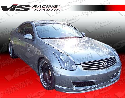 Infiniti G35 2DR VIS Racing Techno-R Front Bumper - Urethane - 03ING352DTNR-001P