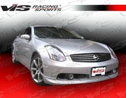 Infiniti G35 2DR VIS Racing JDM Style Front Lip - Polyurethane - 03ING352DJDM-011P