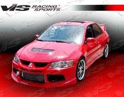Mitsubishi Evolution 8 VIS Racing Striker X Front Bumper - 03MTEV84DSTRX-001