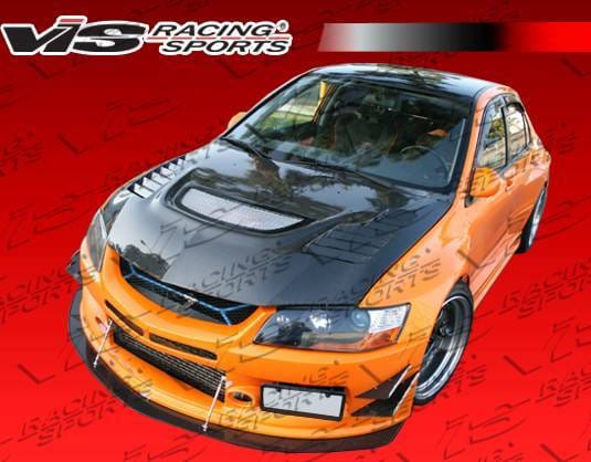 Mitsubishi Evolution 8 VIS Racing VTX Widebody Front Bumper - 03MTEV84DVTXWB-001