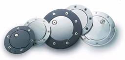 All Sales Billet Fuel Door - Brushed with Lock - 6031L