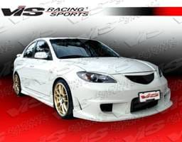 Mazda 3 4DR VIS Racing Wings Front Bumper - 04MZ34DWIN-001
