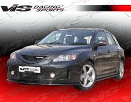 Mazda 3 4DR HB VIS Racing A Spec Front Bumper - 04MZ3HBASC-001