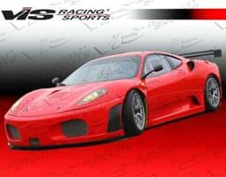 Ferrari F430 VIS Racing GT2 Front Bumper - Carbon Fiber - 05FR4302DGT2-001C