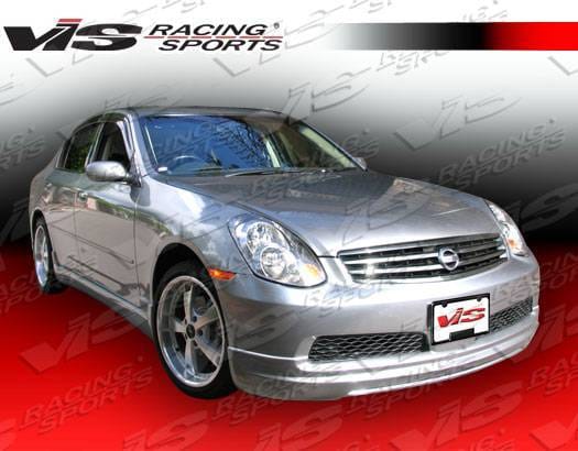 Infiniti G35 4DR VIS Racing VIP Front Lip - 05ING354DVIP-011