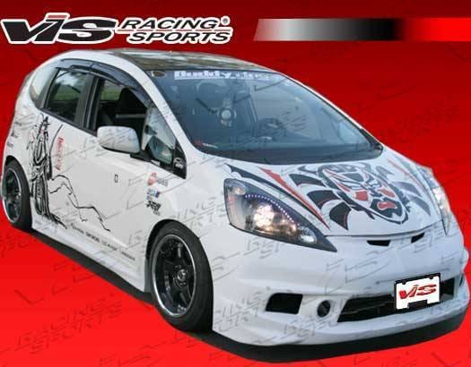 Honda Fit VIS Racing Techno R Front Bumper - 09HDFIT4DTNR-001