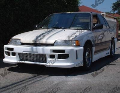 Honda Civic 4DR VIS Racing Z1 boxer Front Bumper - 88HDCVC4DZ1-001