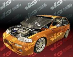 Honda CRX VIS Racing Omega Front Bumper - 88HDCRXHBOMA-001
