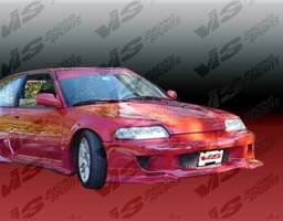Honda CRX VIS Racing Strada F1 Front Bumper - 88HDCRXHBSF1-001