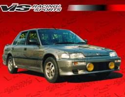 Honda Civic 4DR VIS Racing Techno R Front Bumper - 88HDCVC4DTNR-001