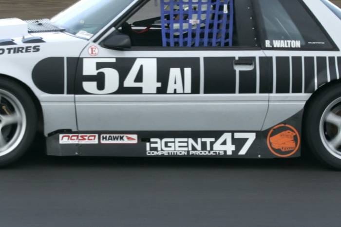 Ford Mustang Agent 47 Side Skirts - A47SK