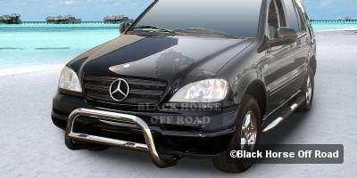 Mercedes-Benz ML Black Horse Bull Bar Guard without Fog Light Brackets thumbnail 2