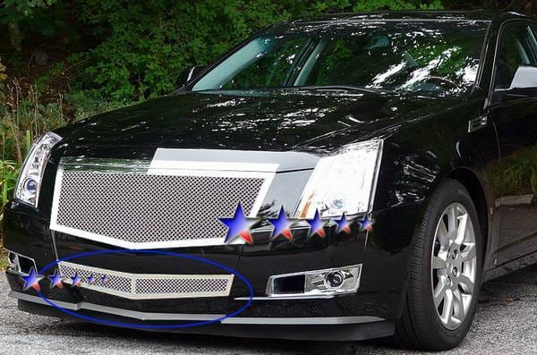 Cadillac CTS APS Wire Mesh Grille - Bumper - Stainless Steel - A76578T
