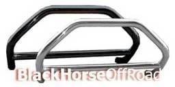 Isuzu Rodeo Black Horse A-Bar Safari Guard Brackets