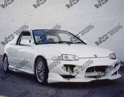 Honda Civic 2DR & HB VIS Racing Invader-1 Front Bumper - 92HDCVC2DINV1-001