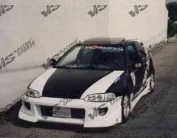 Honda Civic 2DR & HB VIS Racing Battle Z Front Bumper - 92HDCVC2DBZ-001