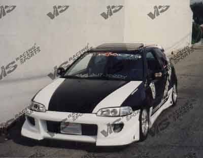 Honda Civic 2DR & HB VIS Racing Battle Z Front Bumper - 92HDCVC2DBZ-001